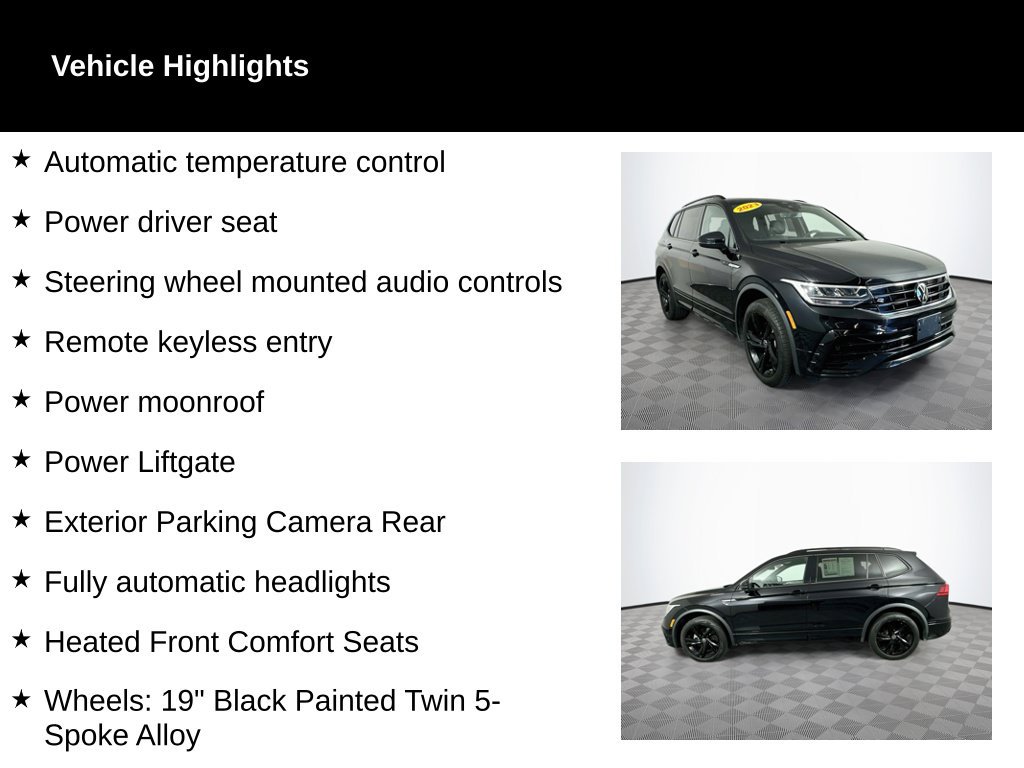 Used 2023 Volkswagen Tiguan SE R-Line AWD/4WD image 2