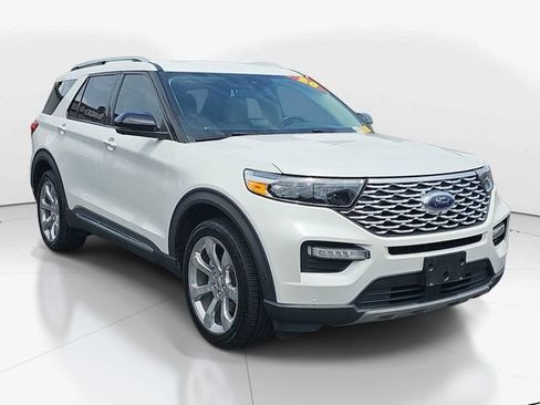 Certified 2020 Ford Explorer Platinum w/ Premium Technology Package AWD/4WD image 1