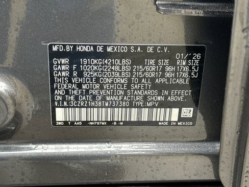 New 2026 Honda HR-V LX image 28