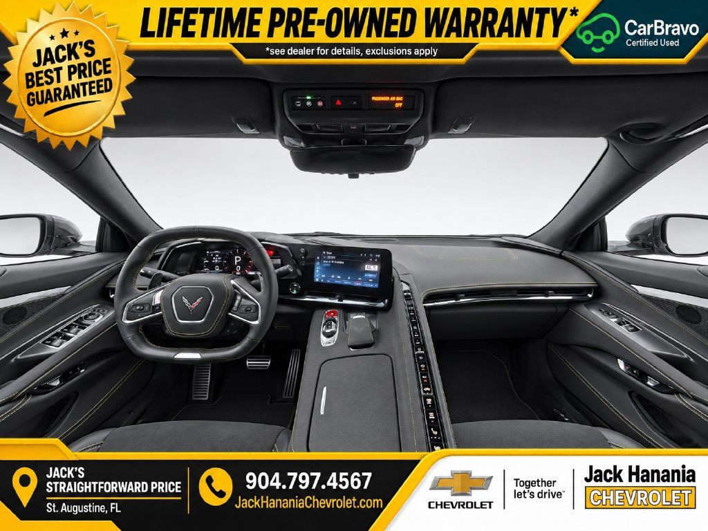 Used 2025 Chevrolet Corvette Z06 w/ Stealth Interior Trim Package RWD image 9