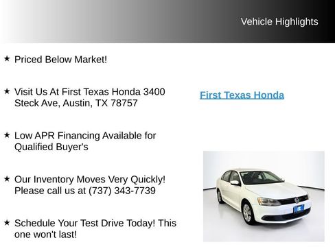 Used 2014 Volkswagen Jetta SE FWD image 9