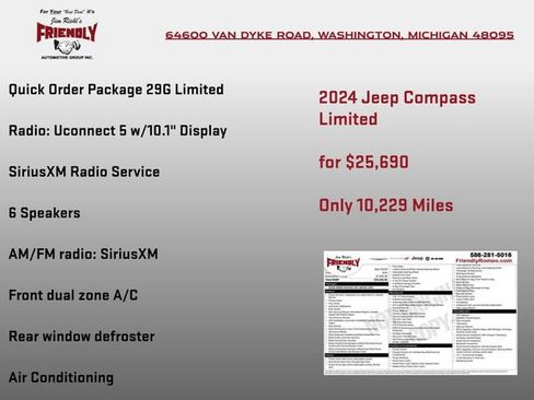 Used 2024 Jeep Compass Limited AWD/4WD image 3