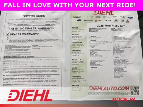 Used 2025 Ford F150 XLT w/ Equipment Group 301A Standard image 12