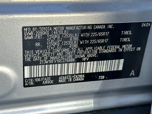 Used 2024 Toyota RAV4 XLE w/ Convenience Package FWD image 27