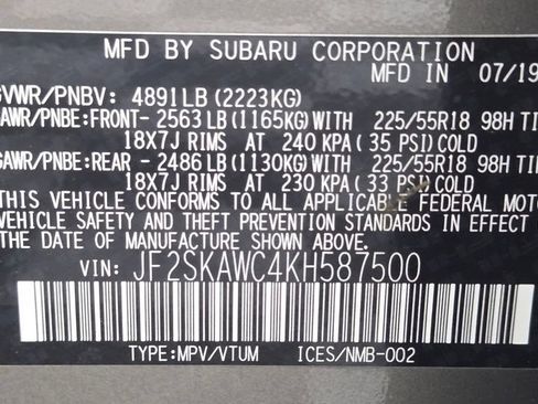 Used 2019 Subaru Forester Touring w/ Popular Package #3 AWD/4WD image 33