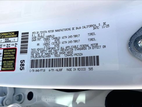 New 2026 Toyota Tacoma SR5 image 21