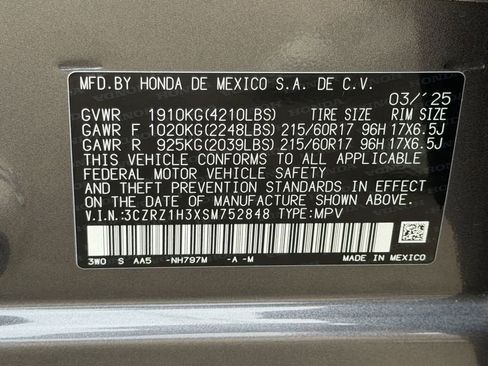 Used 2025 Honda HR-V LX image 30
