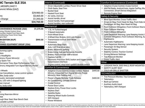 Certified 2023 GMC Terrain SLE w/ Driver Convenience Package FWD image 32