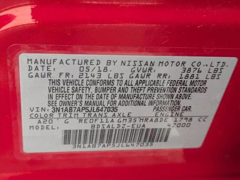 Used 2018 Nissan Sentra SV image 23