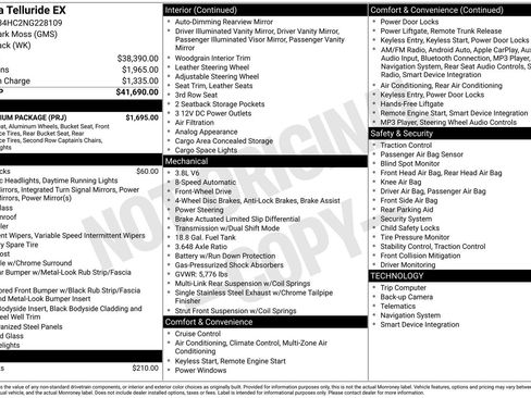 Used 2022 Kia Telluride EX w/ EX Premium Package FWD image 26