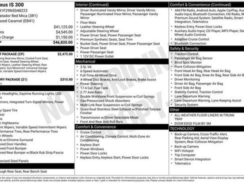 Used 2022 Lexus IS 300 AWD w/ Comfort Package image 12