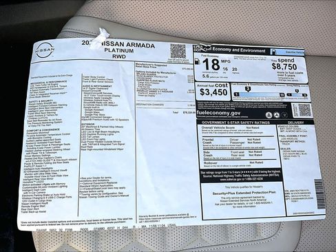 New 2026 Nissan Armada Platinum image 21