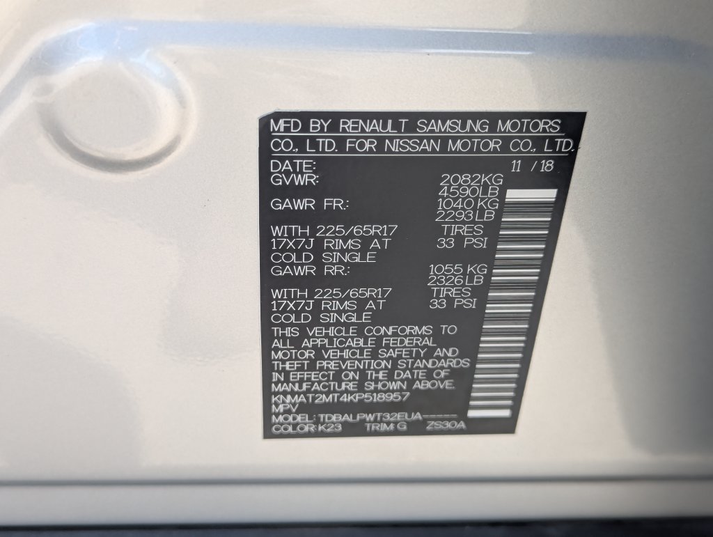 Used 2019 Nissan Rogue S FWD image 32