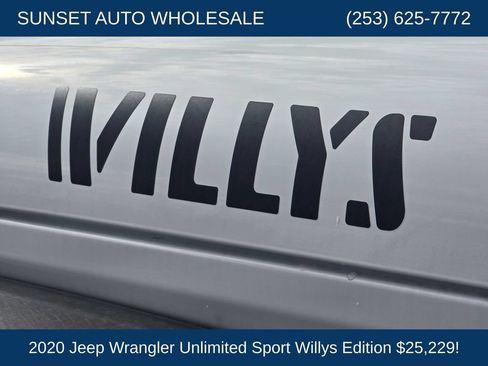 Used 2020 Jeep Wrangler Unlimited Sport AWD/4WD image 30
