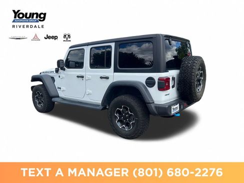 Used 2023 Jeep Wrangler Unlimited Rubicon 4xe AWD/4WD image 3