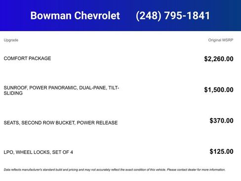 New 2026 Chevrolet Suburban RST w/ Comfort Package AWD/4WD image 5