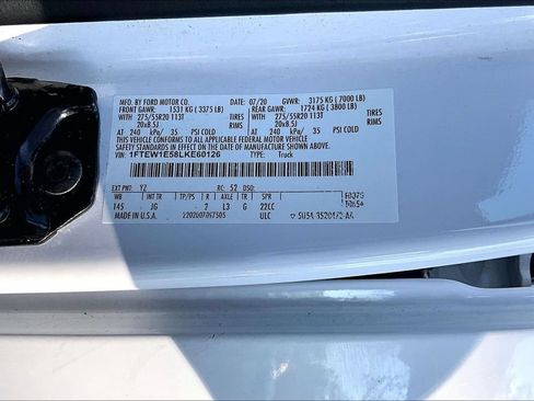 Used 2020 Ford F150 XL w/ Equipment Group 101A Mid AWD/4WD image 43