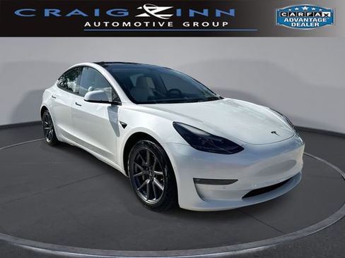 Used 2021 Tesla Model 3 Long Range AWD/4WD image 1