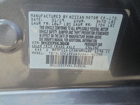 Used 2019 Nissan Versa Note SV FWD image 30