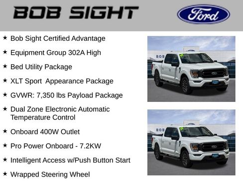 Used 2023 Ford F150 XLT w/ Equipment Group 302A High AWD/4WD image 3