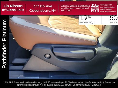 New 2026 Nissan Pathfinder Platinum image 30