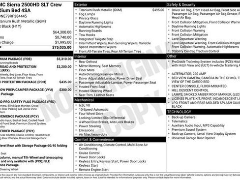 Used 2024 GMC Sierra 2500 SLT w/ SLT Premium Package AWD/4WD image 36