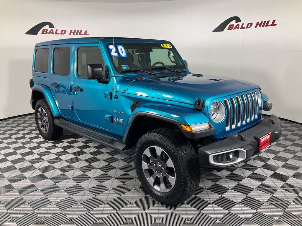 Certified 2020 Jeep Wrangler Unlimited Sahara AWD/4WD image 1