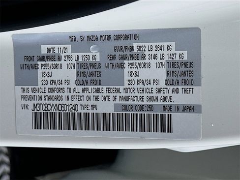 Used 2022 MAZDA CX-9 Touring image 32