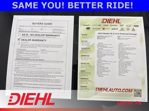 Used 2024 MAZDA CX-5 AWD 2.5 S w/ Preferred Package image 8