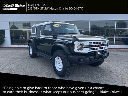New 2026 Ford Bronco Heritage Edition AWD/4WD image 1