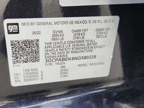 Used 2022 Chevrolet Silverado 1500 Custom RWD image 32