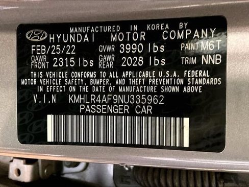 Certified 2022 Hyundai Elantra N Line FWD image 7