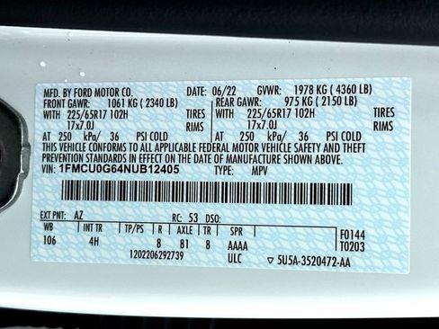 Used 2022 Ford Escape SE FWD image 31