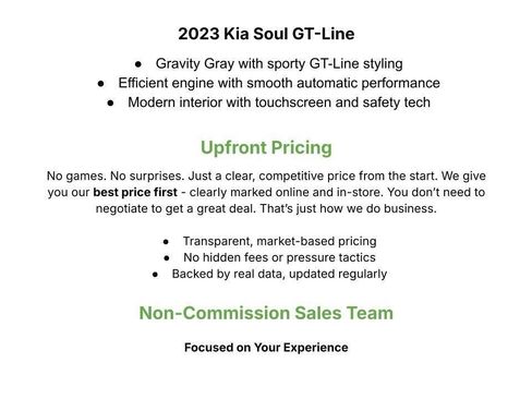 Used 2023 Kia Soul GT-Line FWD image 3
