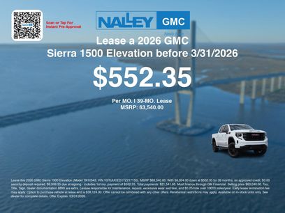 New 2026 GMC Sierra 1500 Elevation w/ X31 Off-Road Package