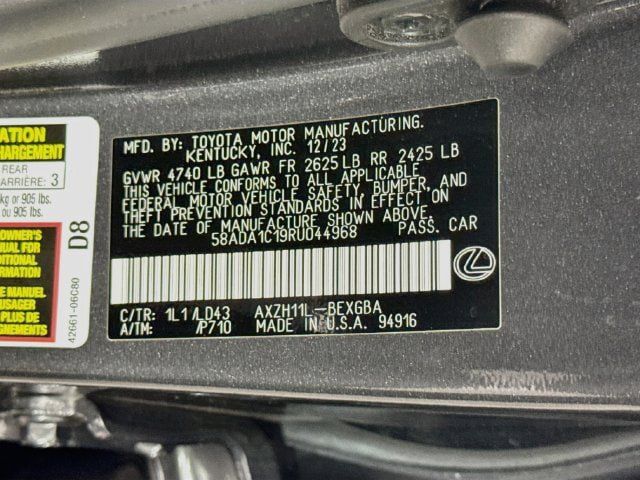 Used 2024 Lexus ES 300h w/ Premium Package FWD image 33