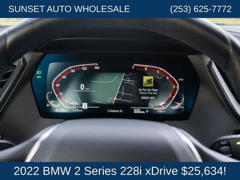 Used 2022 BMW 228i xDrive Gran Coupe w/ Convenience Package AWD/4WD image 55