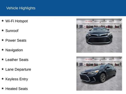 Used 2018 Toyota Avalon XLE Premium FWD image 2