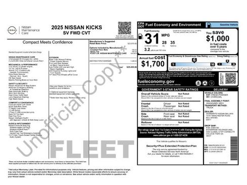 Used 2025 Nissan Kicks SV image 31