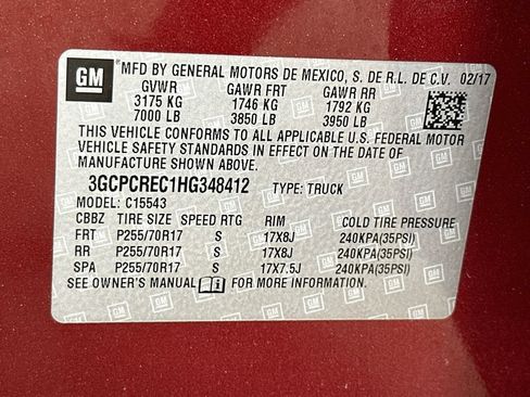 Used 2017 Chevrolet Silverado 1500 LT w/ All Star Edition RWD image 35