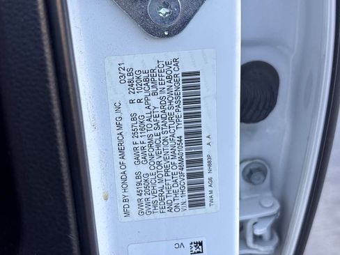 Used 2021 Honda Accord EX image 28