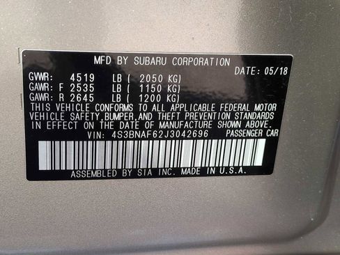 Used 2018 Subaru Legacy 2.5i Premium w/ Eyesight & BSD & Rcta & HBA image 36