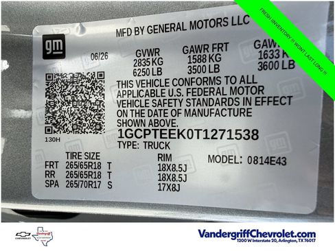 New 2026 Chevrolet Colorado Trail Boss AWD/4WD image 25