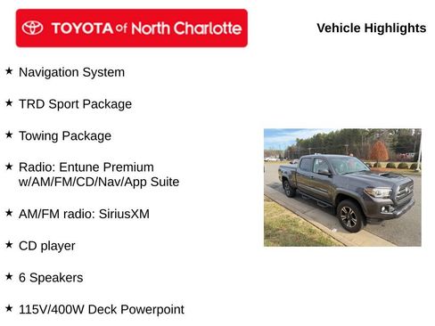 Used 2016 Toyota Tacoma TRD Sport w/ Towing Package RWD image 5