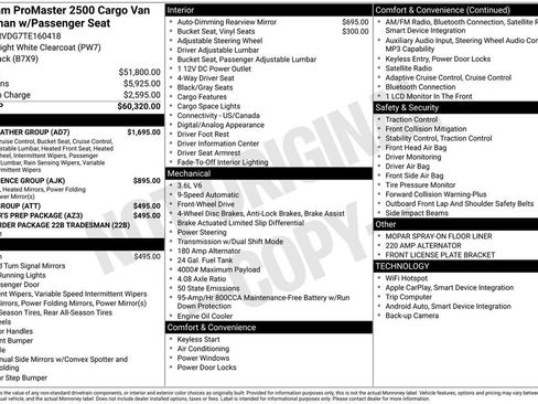 New 2026 RAM ProMaster 2500 w/ Cold Weather Group image 34