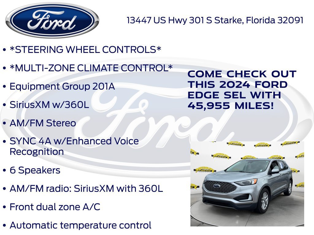 Certified 2024 Ford Edge SEL AWD/4WD image 17