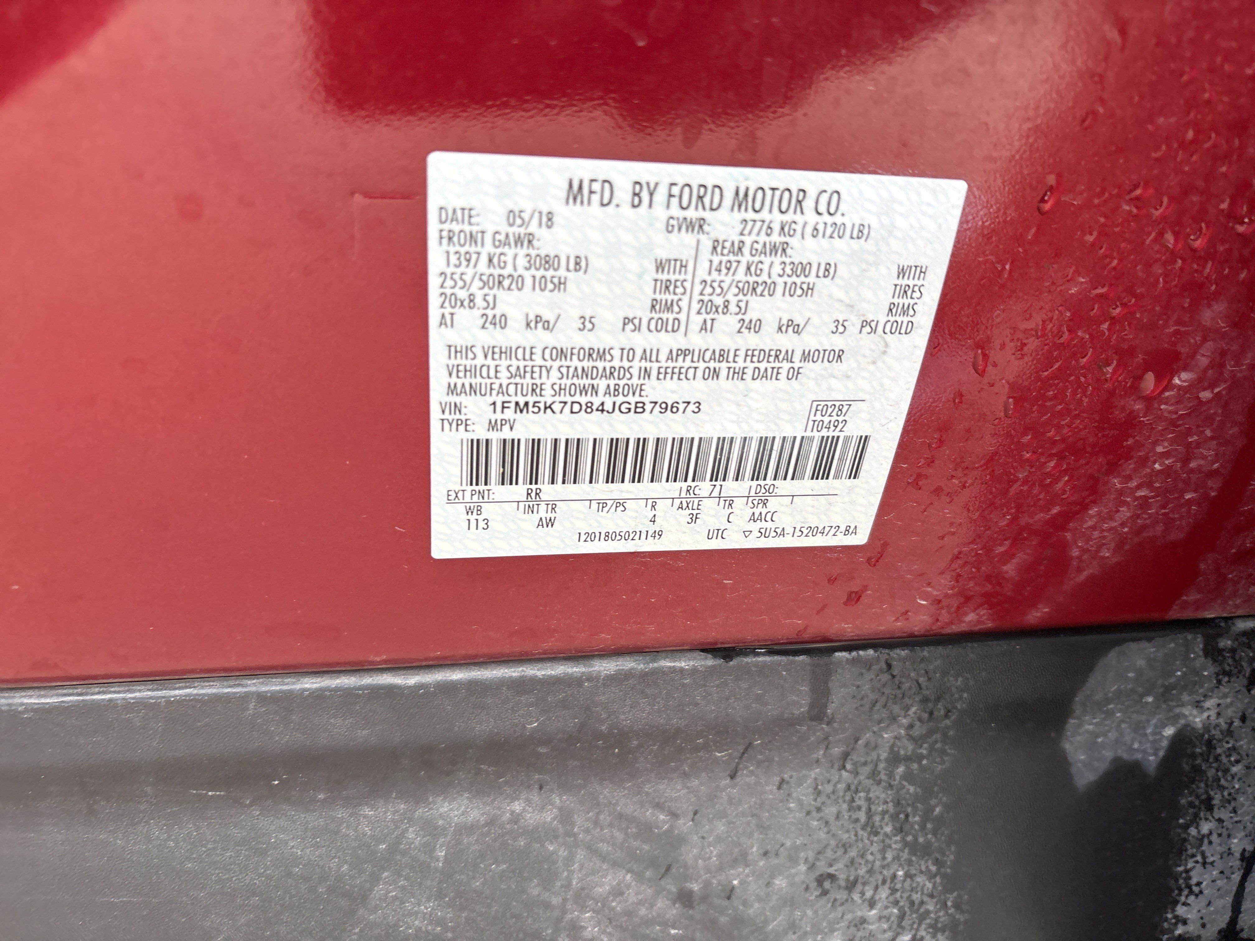 Used 2018 Ford Explorer XLT w/ Equipment Group 202A FWD image 34