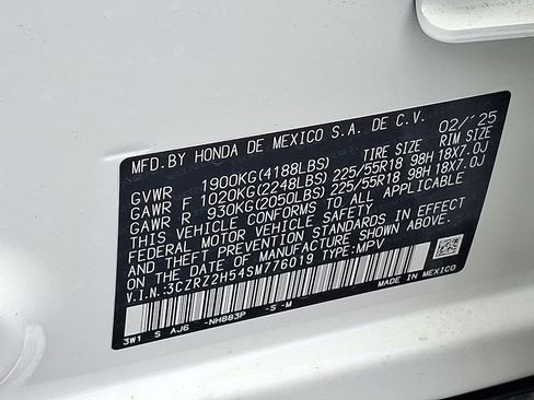 New 2025 Honda HR-V Sport image 10