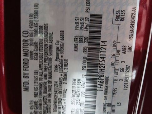 Used 2015 Ford Mustang Premium w/ Equipment Group 201A image 10