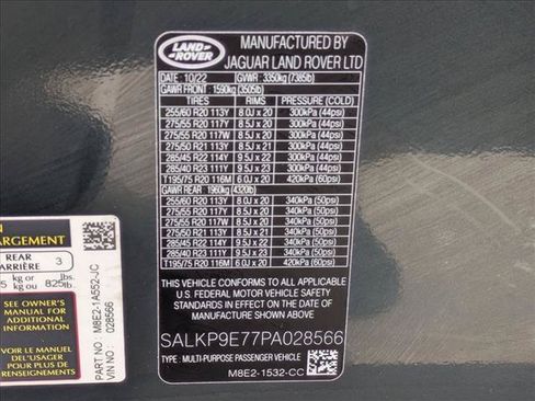 Used 2023 Land Rover Range Rover SE AWD/4WD image 25
